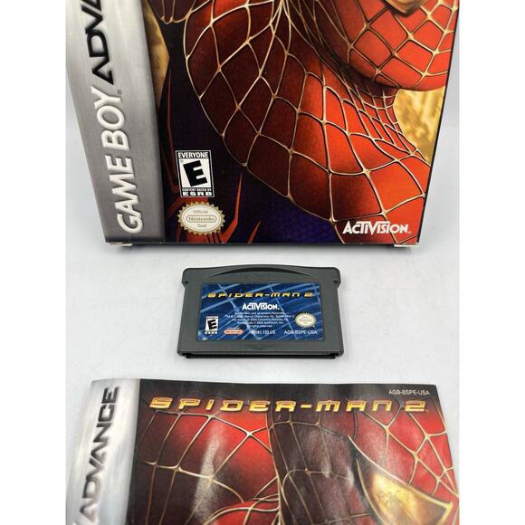 Spider-Man 2 (Nintendo Game Boy Advance, 2004) With Manual - Picture 3 of 12
